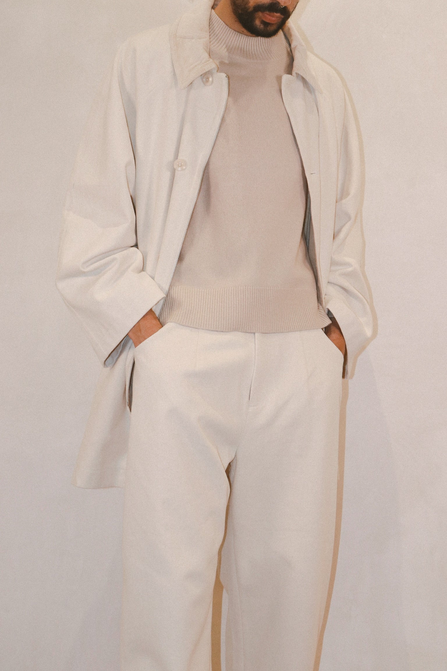 curve legged trouser - heavy canvas edition