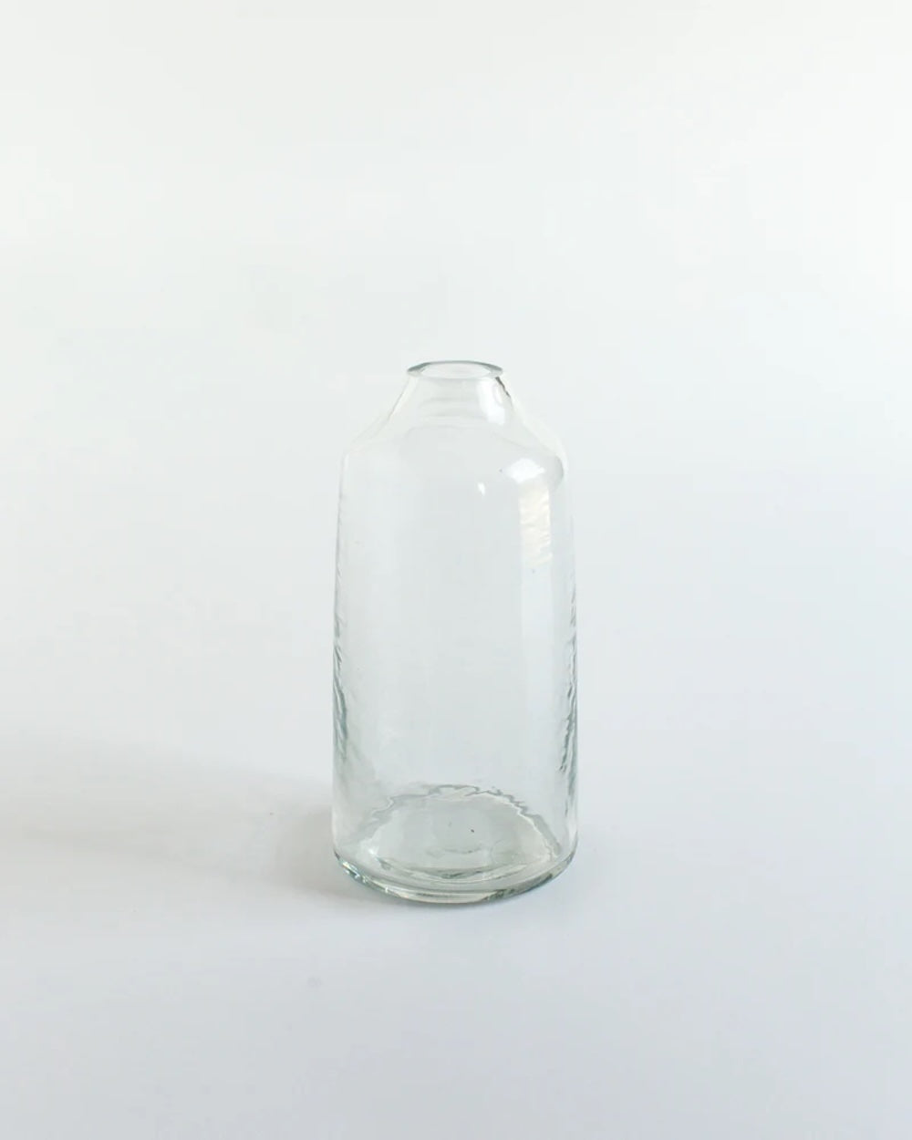 S/3 Hammered Glass Bud Vases - Clear