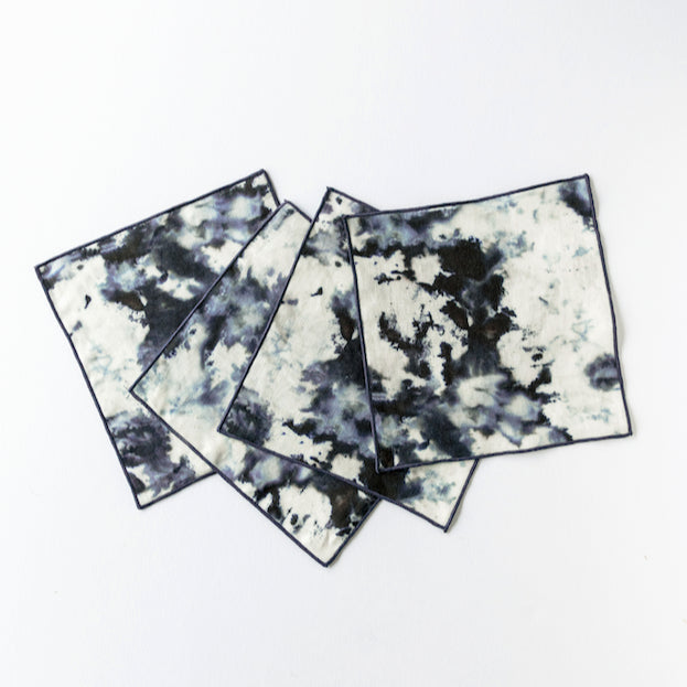Grey Marble Cocktail Napkins