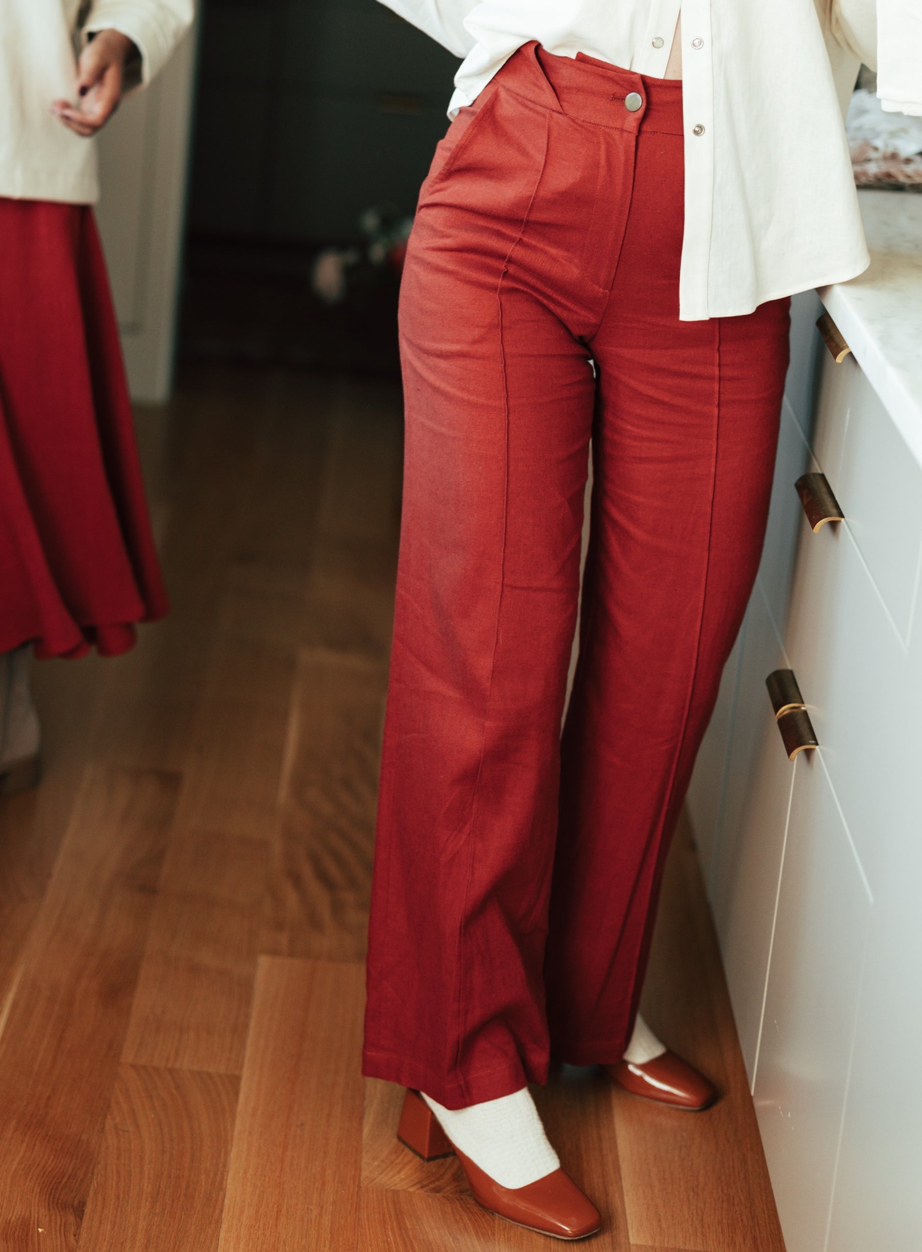 linen mae pants
