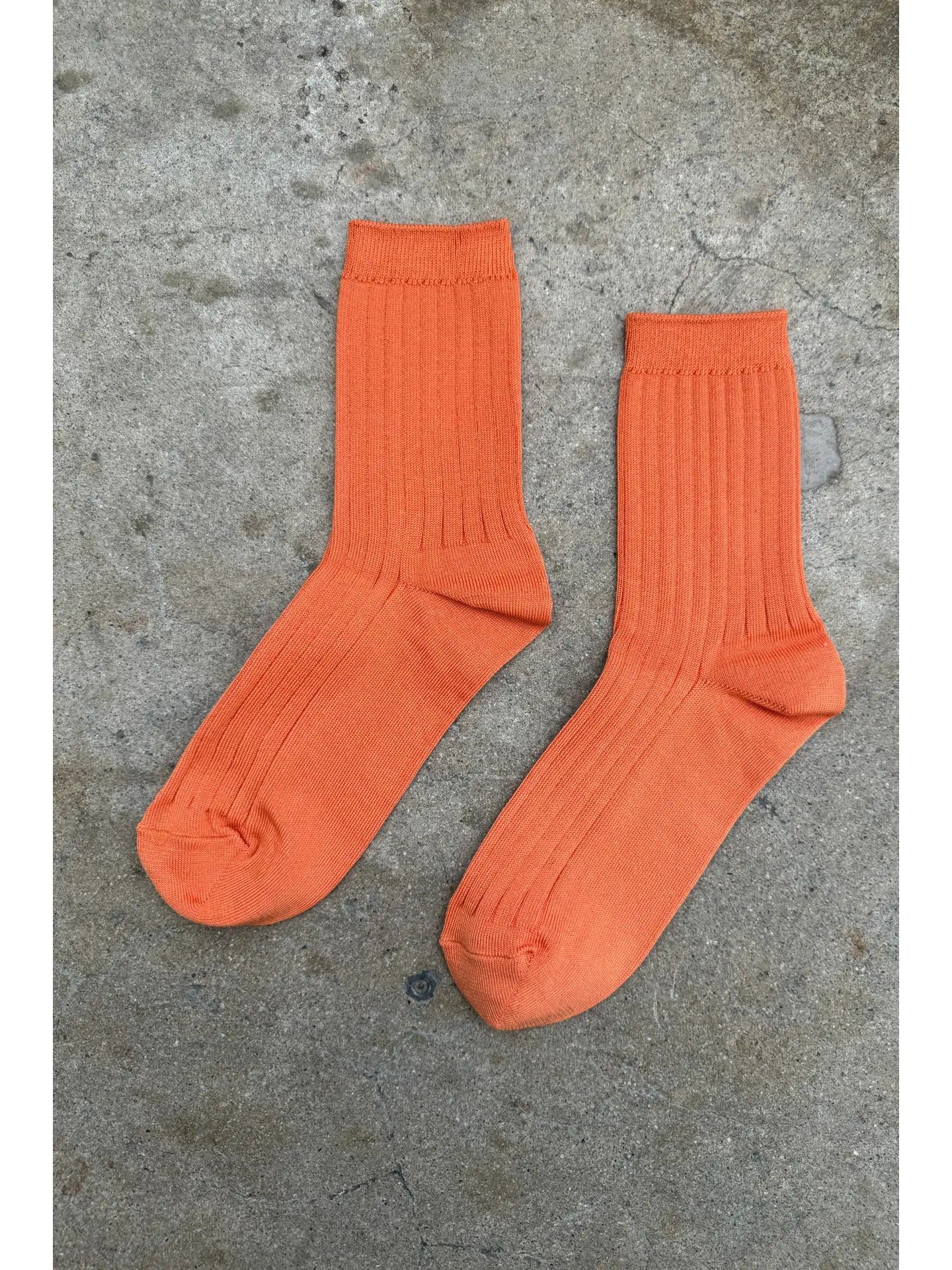 her socks - mercerized combed cotton rib