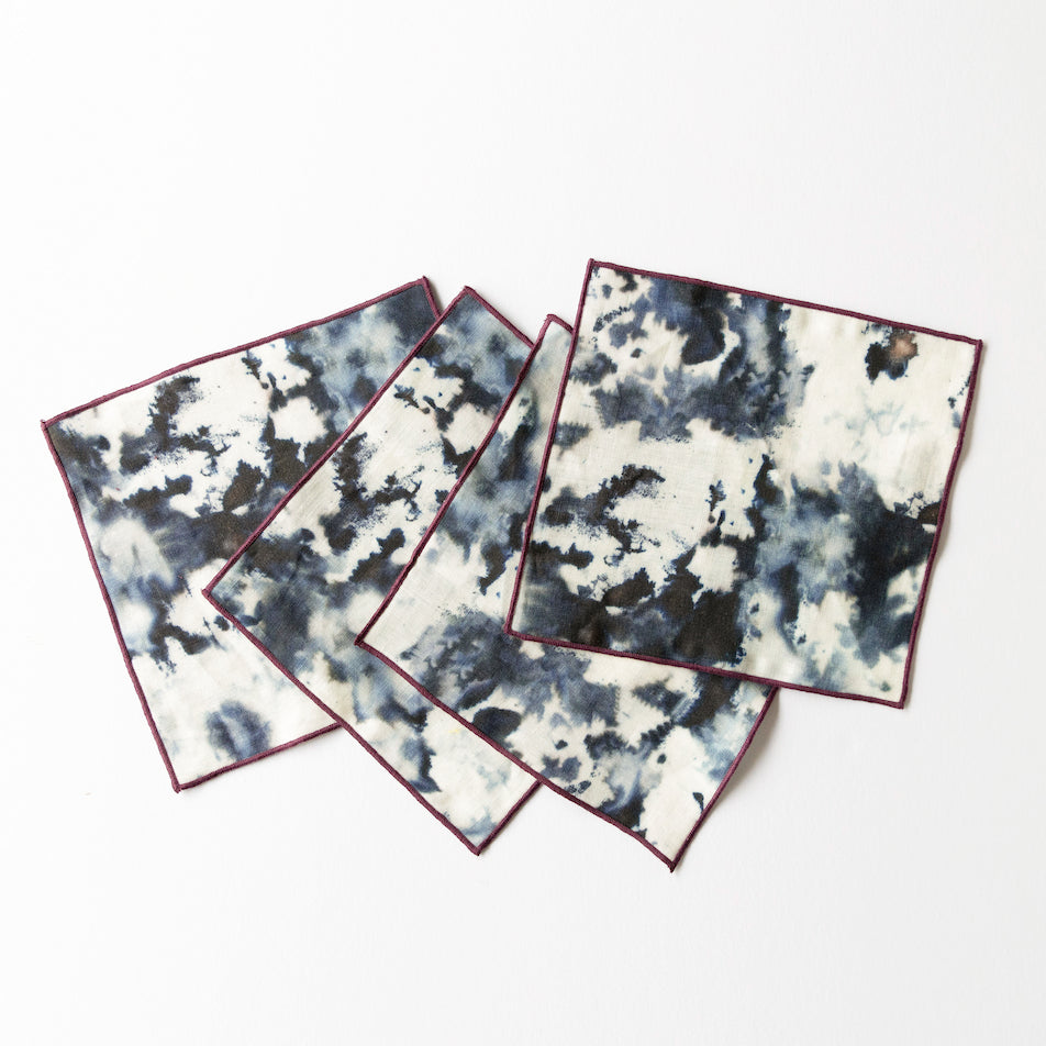 Grey Marble Cocktail Napkins